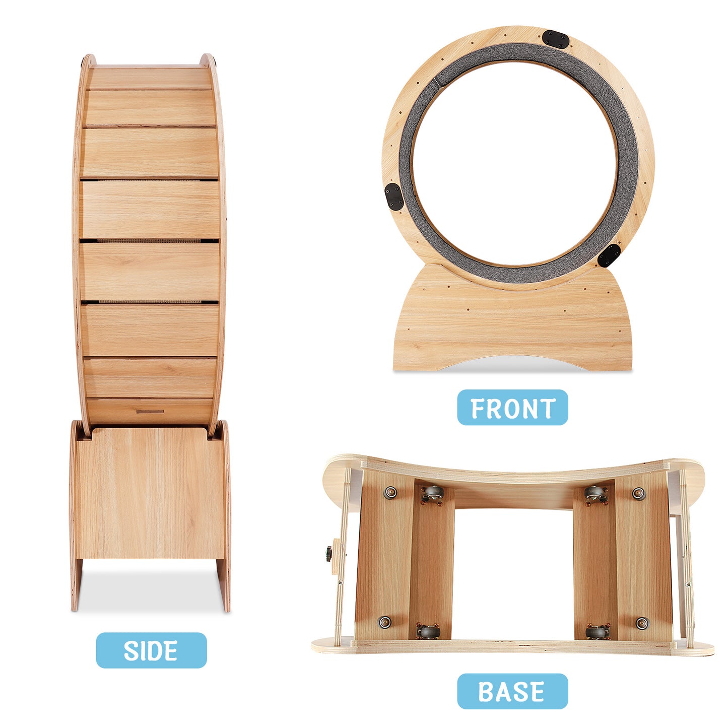 Cat Fitness Wheel for Spinning, Running, and Scratching