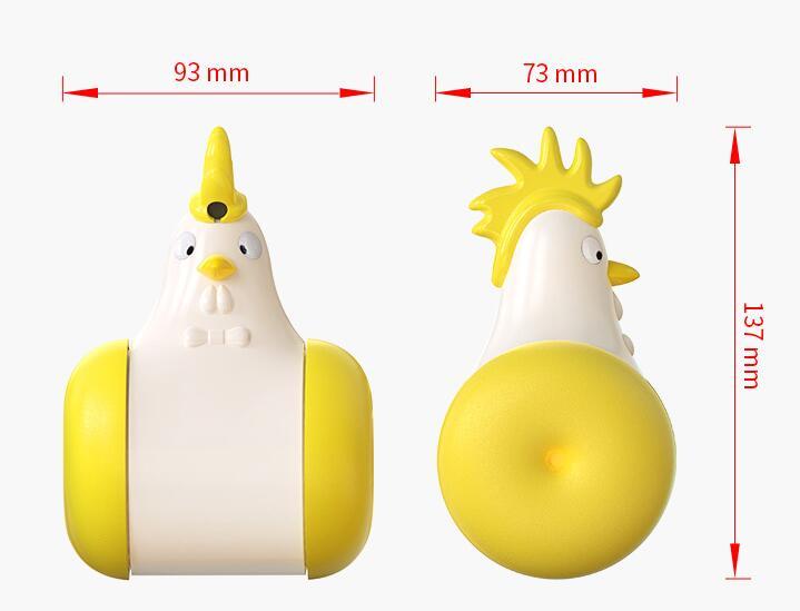 Chicken Sound-emitting Laser Electric Tumbler Cat Toy