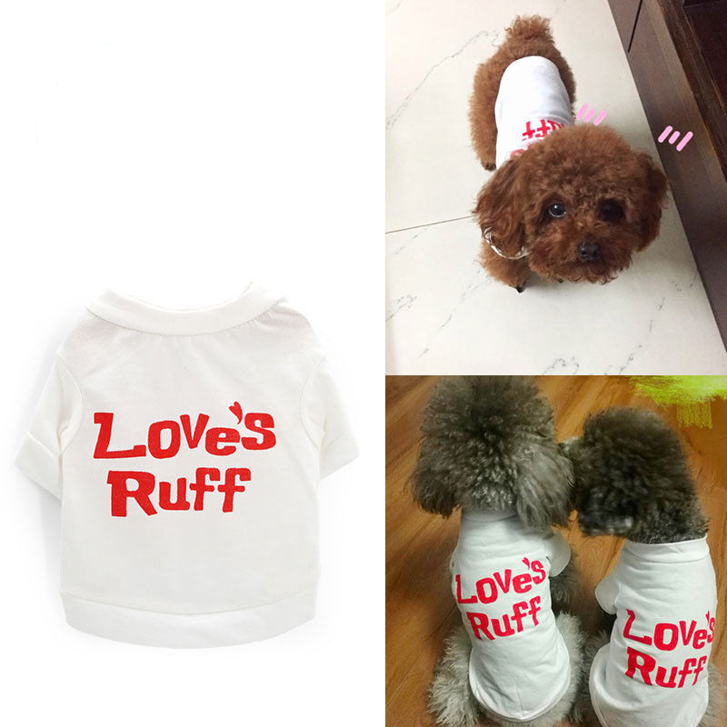 Love's Ruff T-Shirt For Dogs