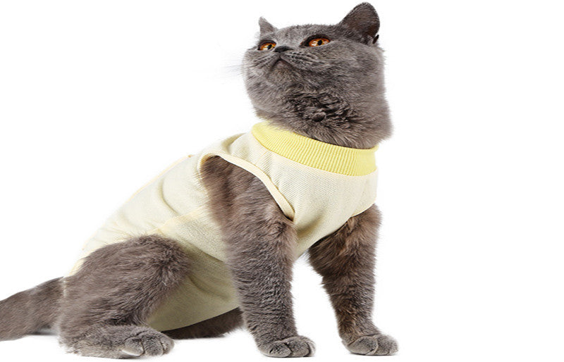 Anti-Lick and Anti-Bite Healing Clothes for Cats