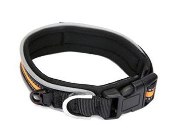 Thick Neoprene Pet Collar with Velcro and Luminous Features