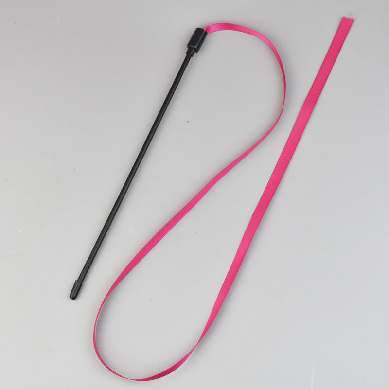 Colorful Interactive Wand Toy with String for Cats