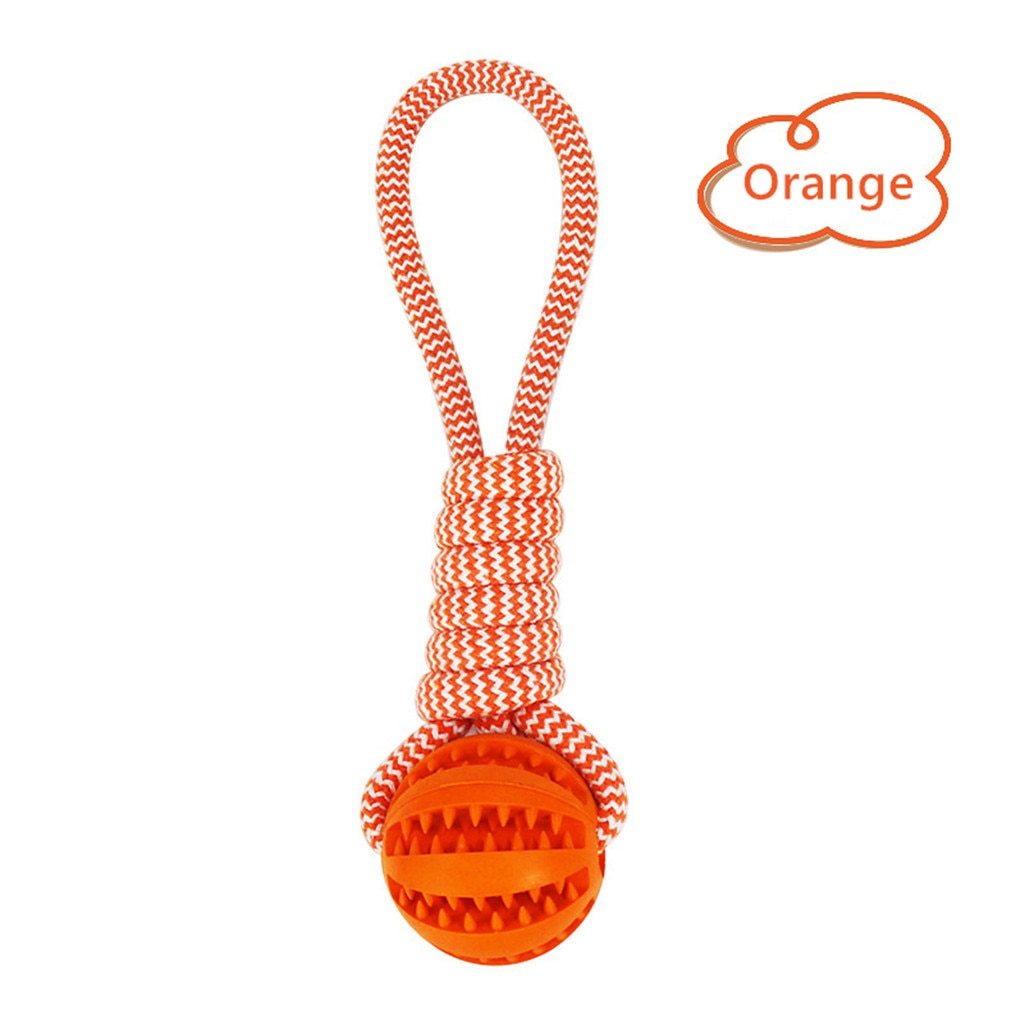 Toys Balls Interactive Treat Rope Rubber Leaking Balls For Dogs