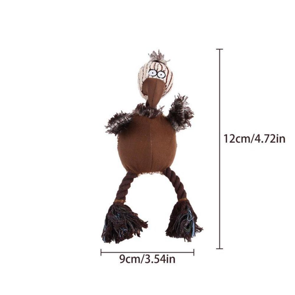 Chew-Proof Plush Squeaky Toy for Aggressive Chewers