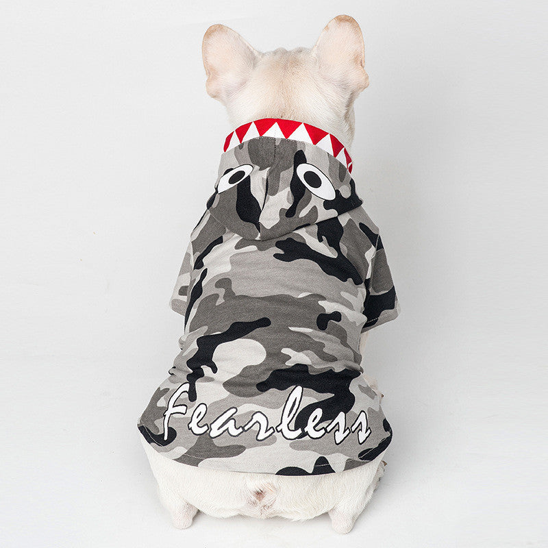 Eye-catching Dog Hoodie with Design