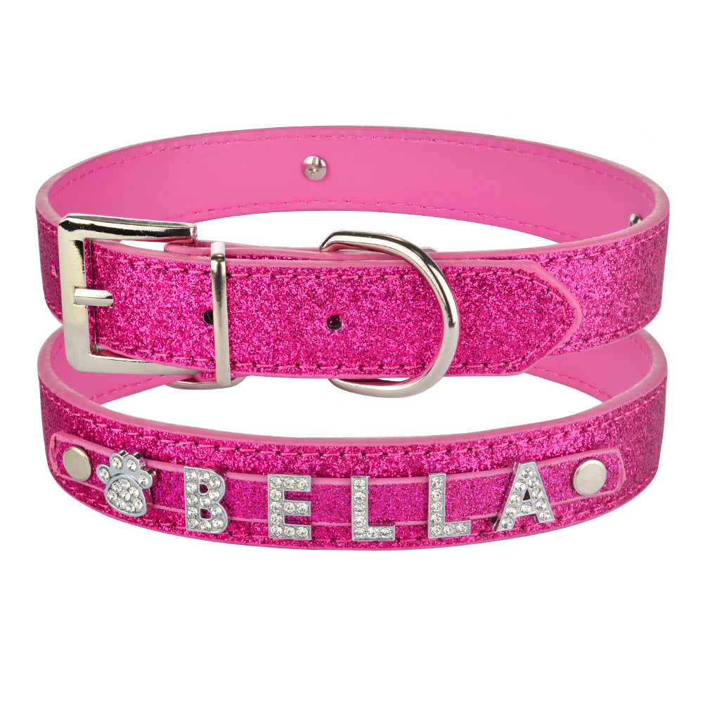 Personalized DIY Dog Name Collar Accessories