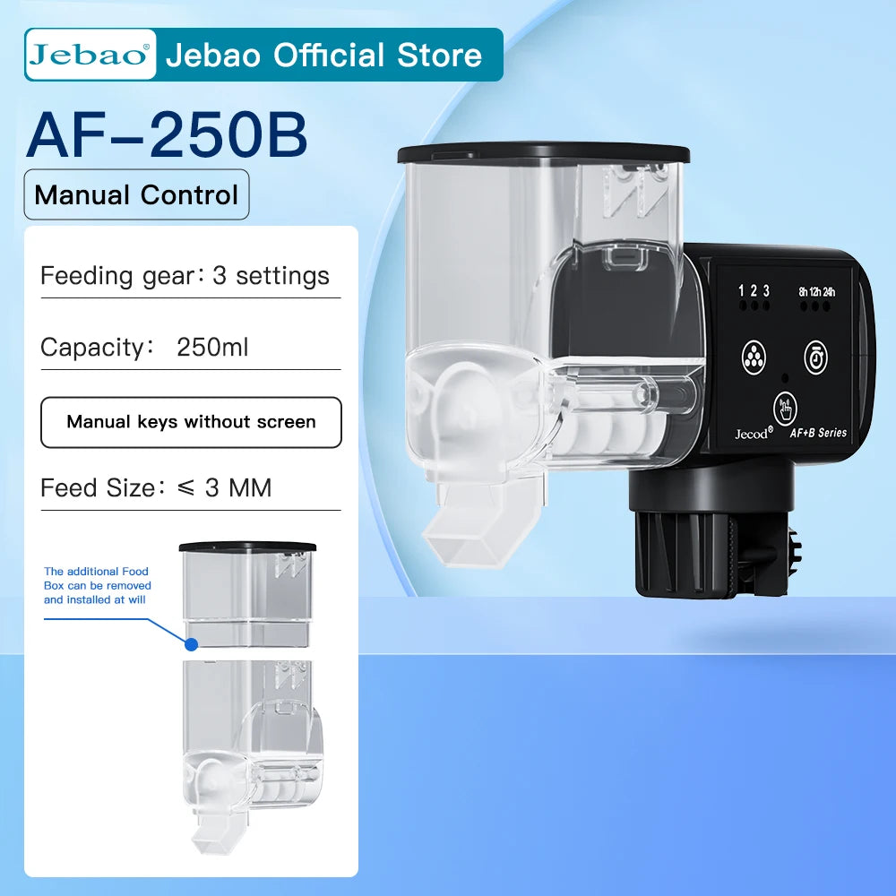 Intelligent Automatic Fish Feeder for Aquariums with Wifi & Digital Timer