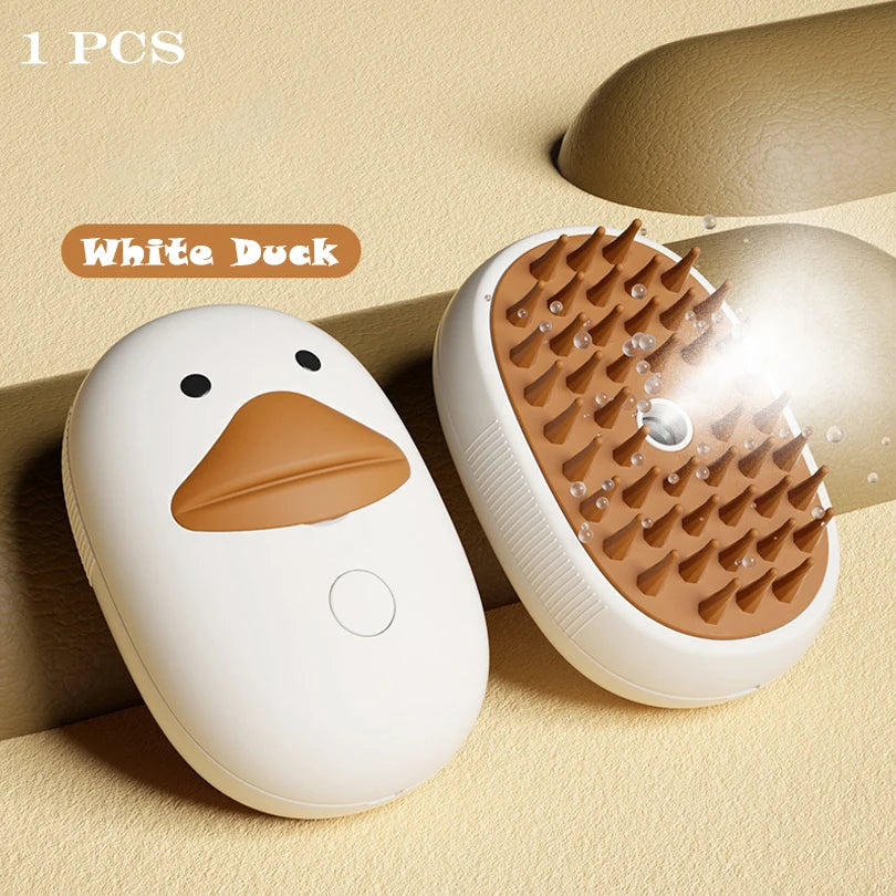 3-in-1 Cat and Dog Pet Steam Massage Brush