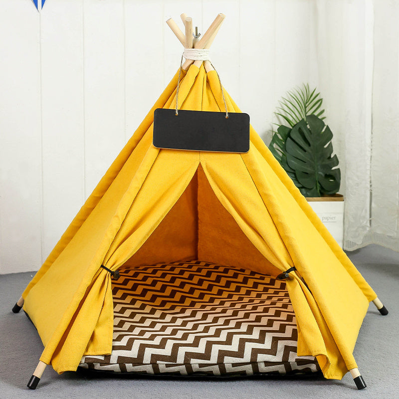 Luxury Indoor Pet Teepee for Cats & Dogs