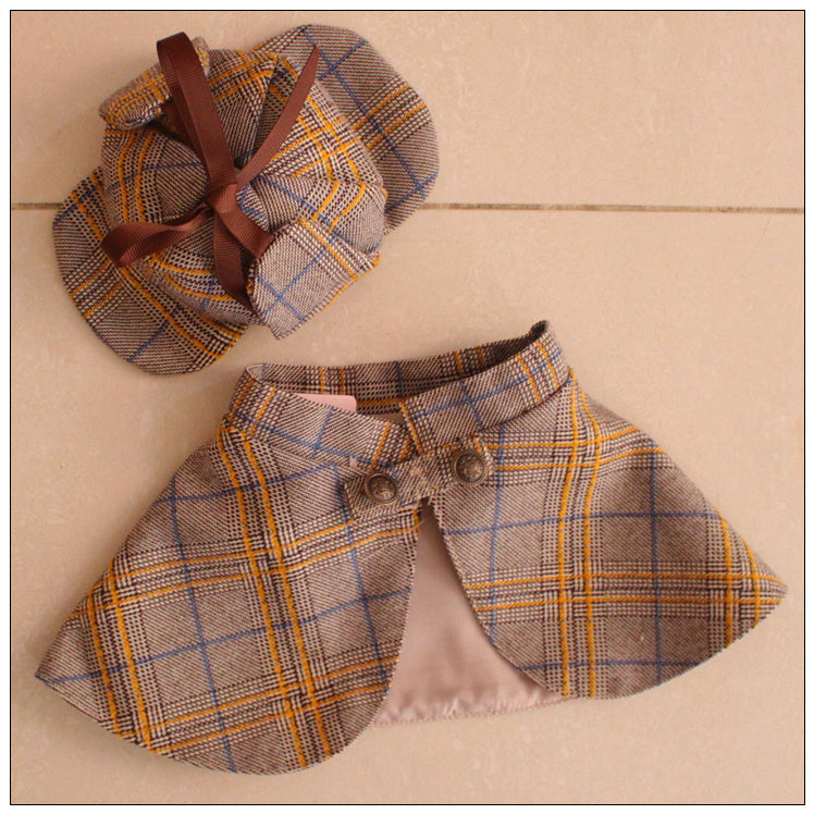 Cloak and Hat Detective Suit for Pets