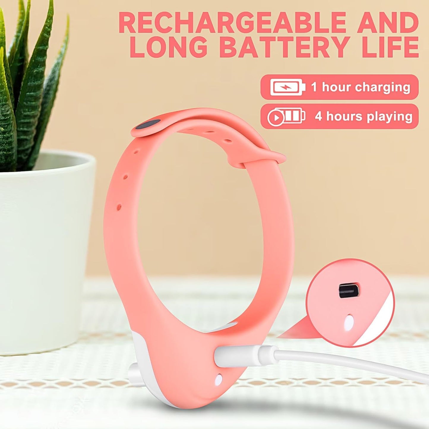 Smart LED Play Collar for Cats, Automatic and Rechargeable