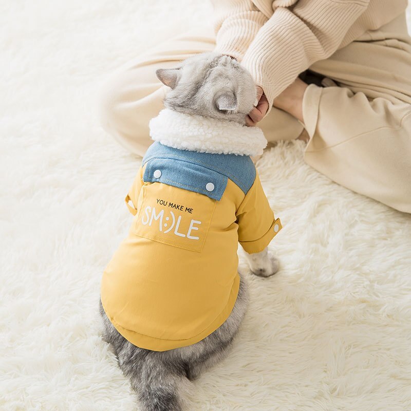 Thick Pet Jacket for Cold Weather