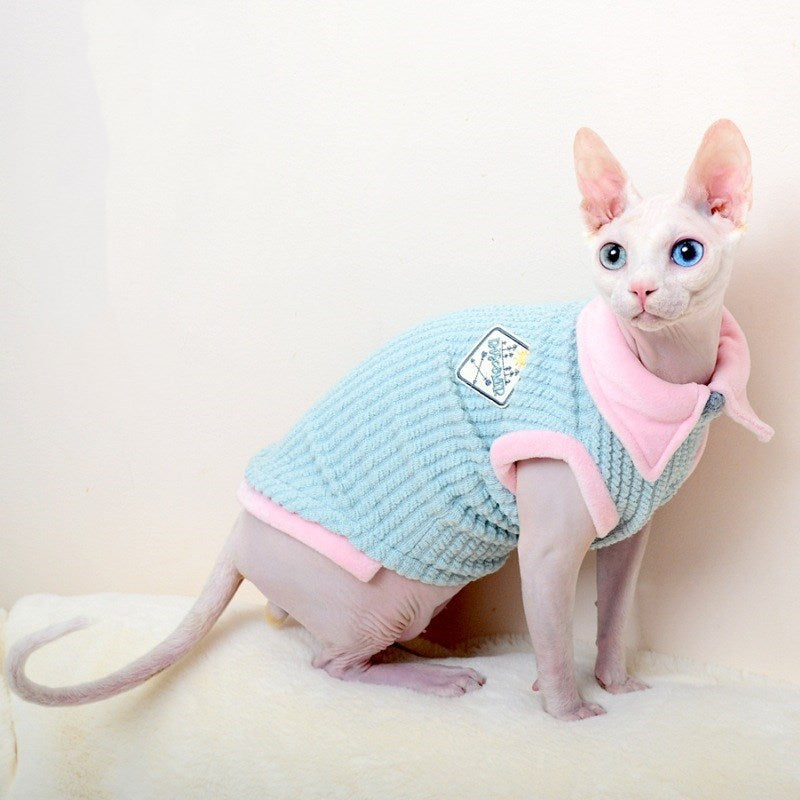 Autumn and Winter Pet Clothes for Hairless Cats