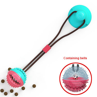 Silicon Toy Suction Cup Tug Interactive Ball For Dog