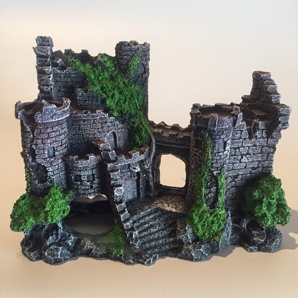 Aquarium Resin Castle Ornament