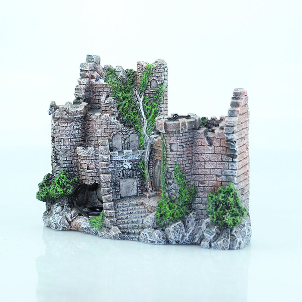 Aquarium Resin Castle Ornament
