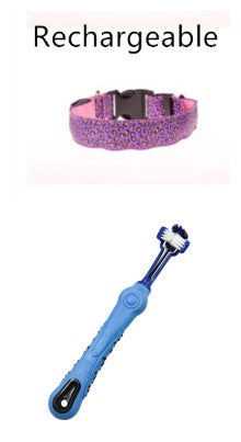 Leopard Pattern LED Safety Collar for Dogs