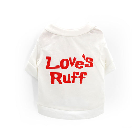 Love's Ruff T-Shirt For Dogs