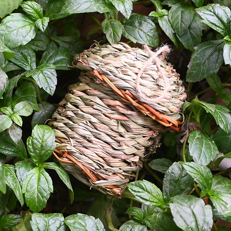 Handcrafted Straw Bird Nest
