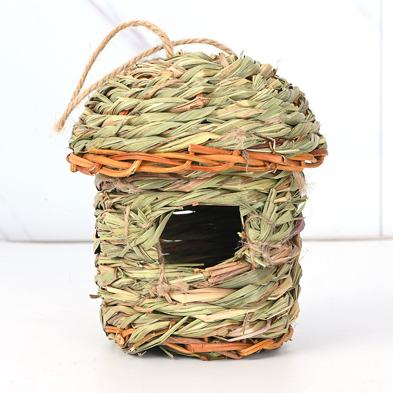 Handcrafted Straw Bird Nest