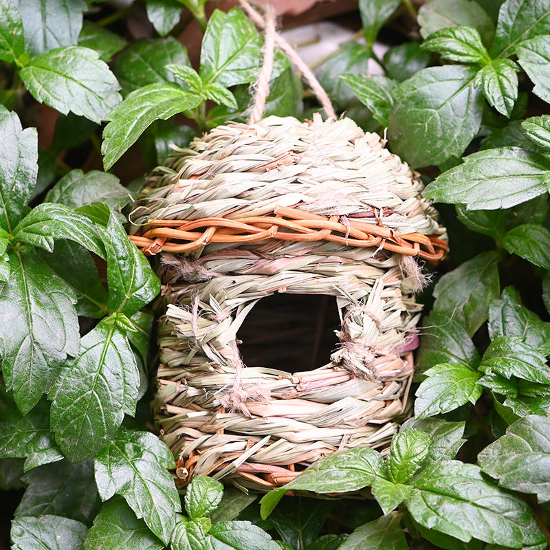 Handcrafted Straw Bird Nest