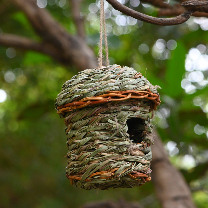 Handcrafted Straw Bird Nest