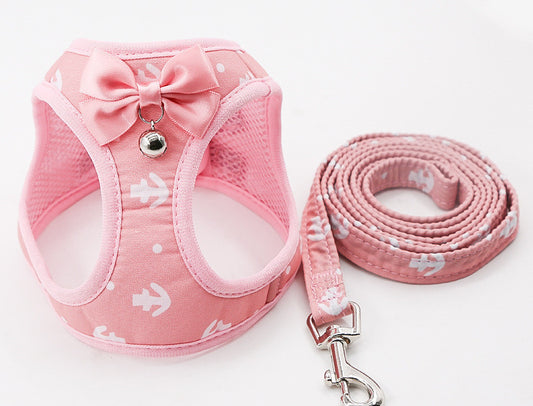 Multi-Purpose Pet Leash, Harness, and Collar Set For Small Dogs