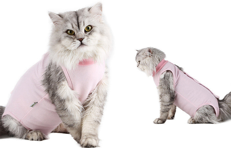 Anti-Lick and Anti-Bite Healing Clothes for Cats
