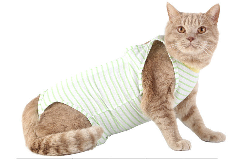 Anti-Lick and Anti-Bite Healing Clothes for Cats