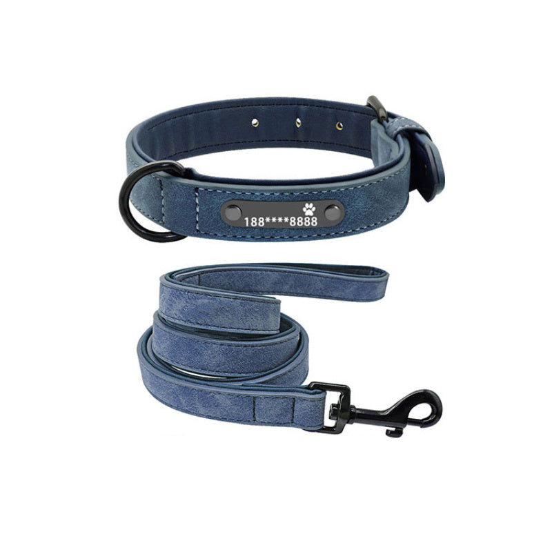 Personalized Anti-Lost Dog Collar with Engraved Lettering