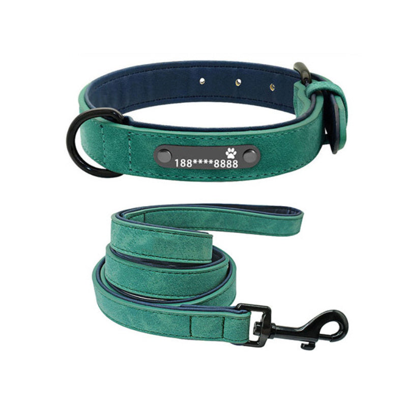 Personalized Anti-Lost Dog Collar with Engraved Lettering