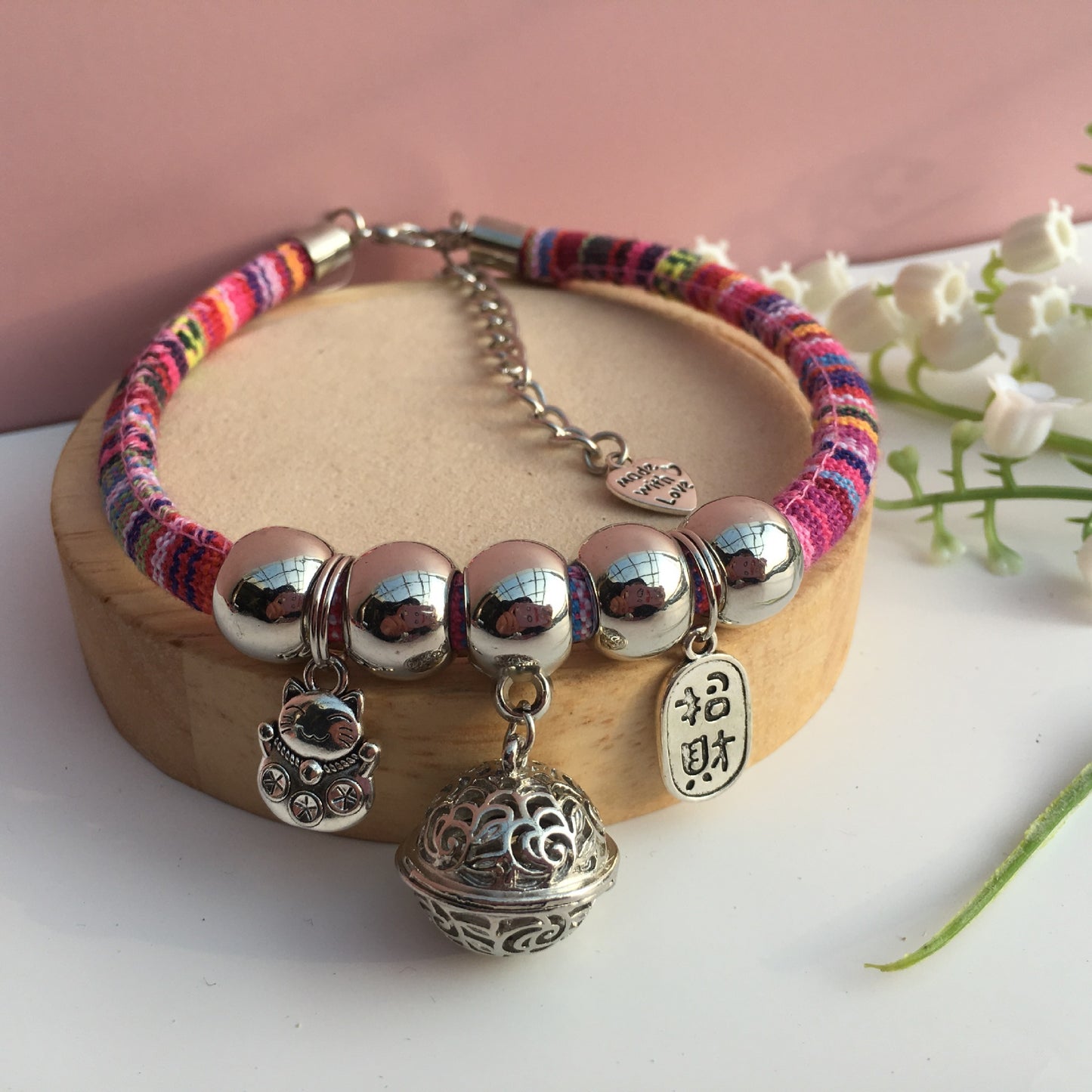 Adjustable Dog Collar with Bell for Awareness