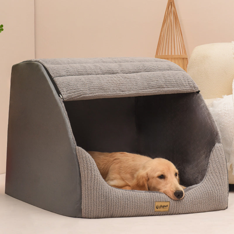 Warm Medium Large Dog Golden Retriever Removable And Washable Pet Bed