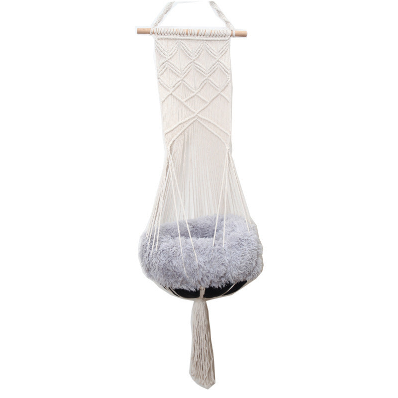 Handcrafted Macrame Pet Swing