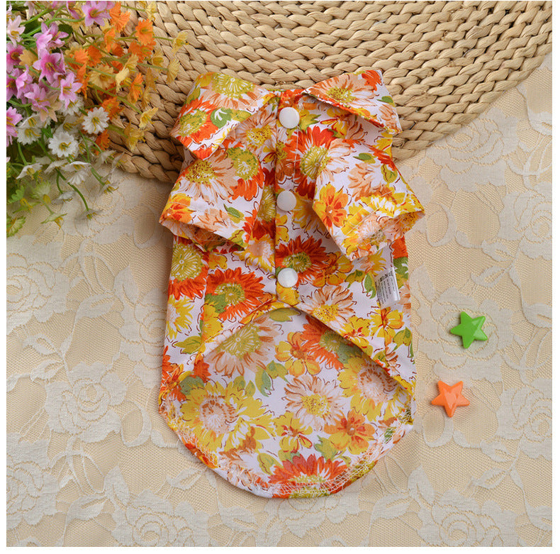 Pet Teddy Bear Dress with Western Accents