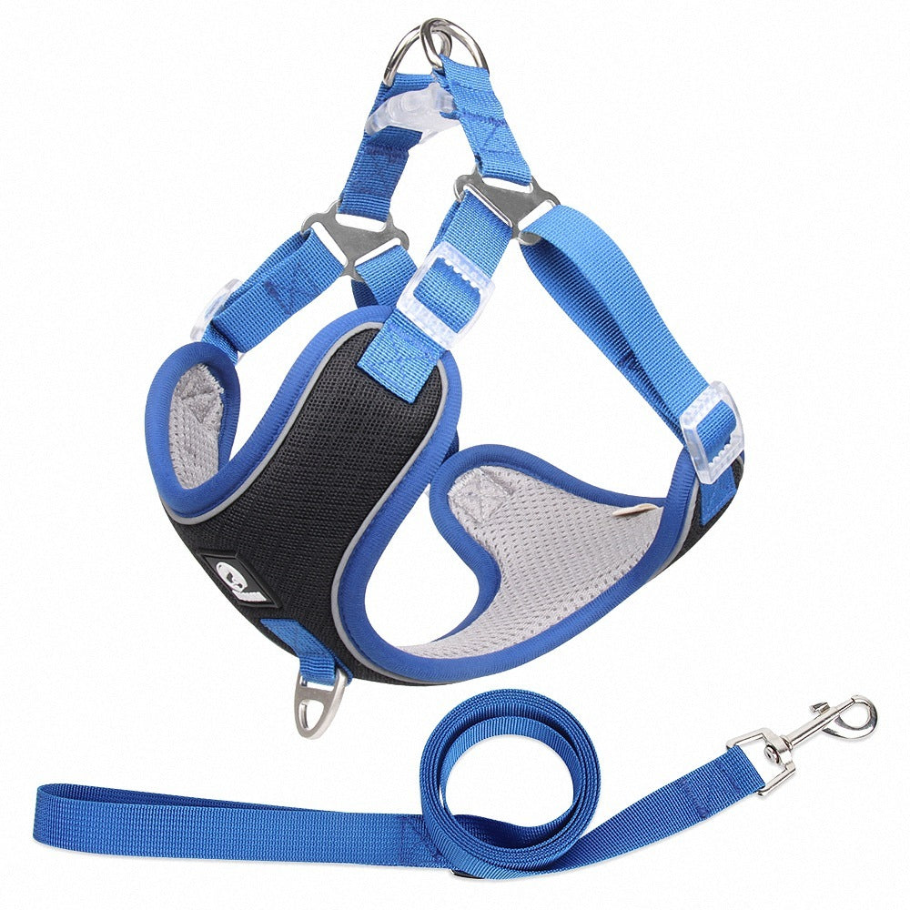 Breathable Pet Harness with Reflective Trim