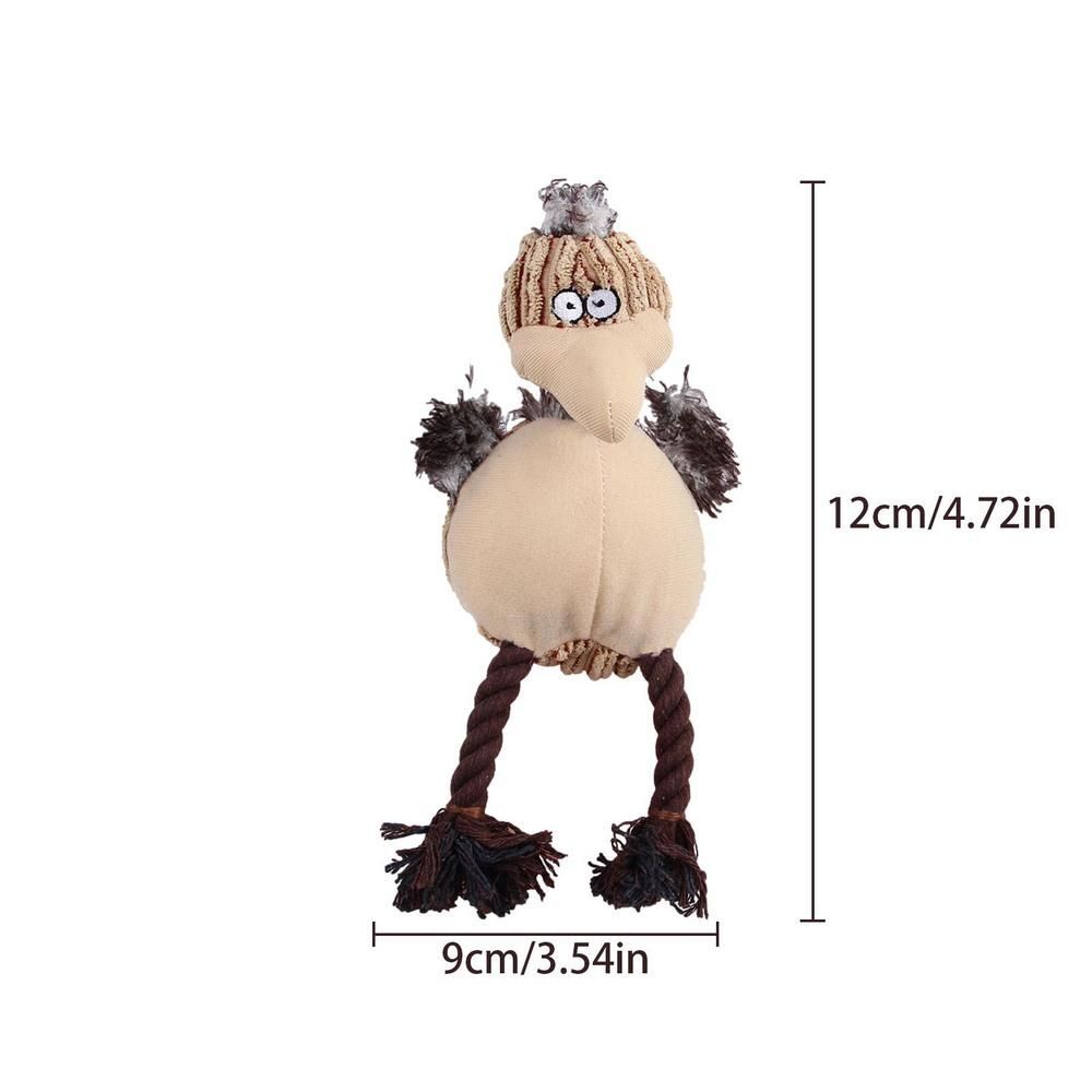 Chew-Proof Plush Squeaky Toy for Aggressive Chewers