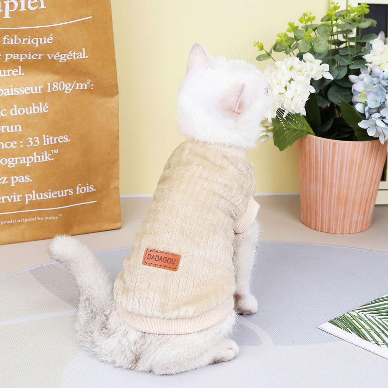 Pet Winter Coats and Sweaters For Cats