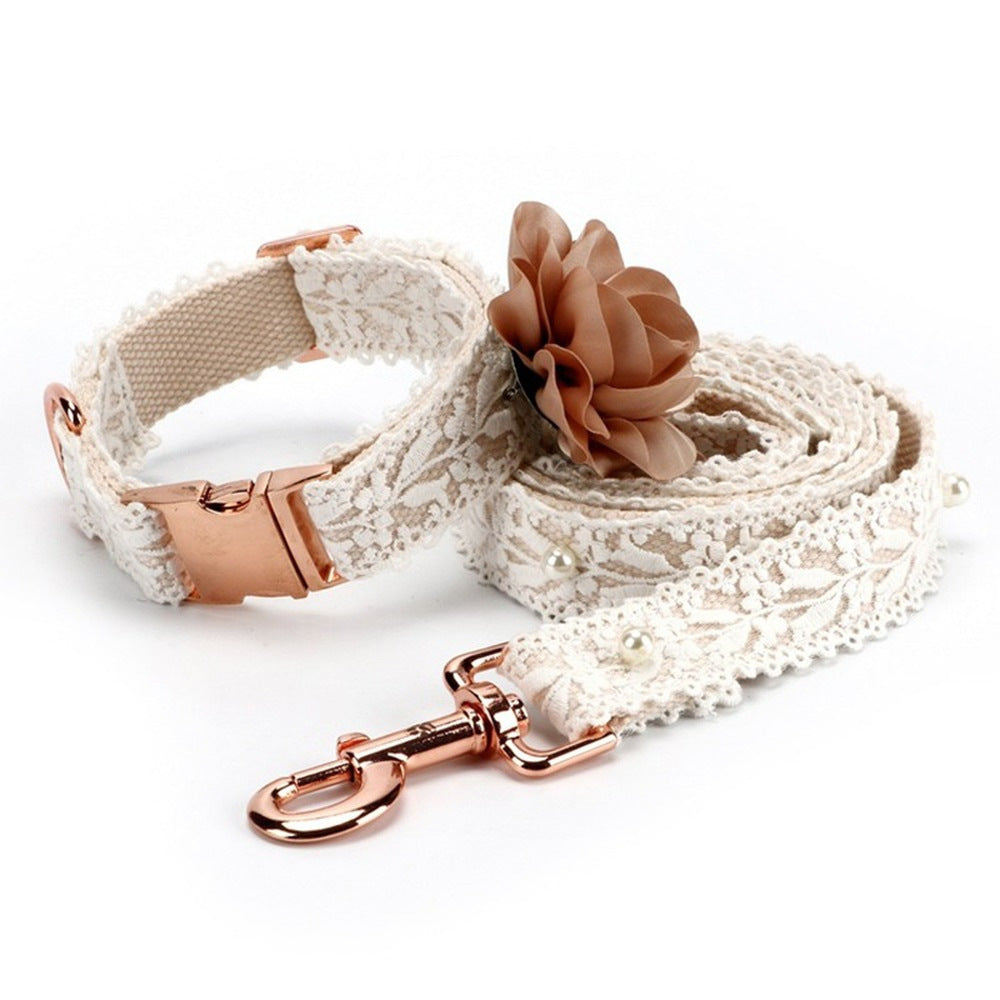 Fashionable Floral Harness & Leash for Small Pets