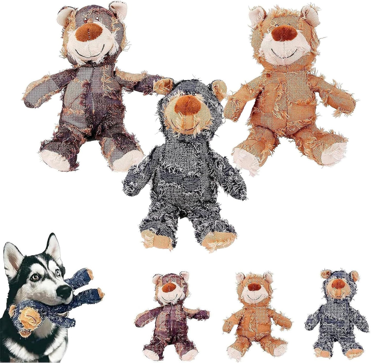 Long-Lasting Squeaky Dog Toy for Aggressive Chewers