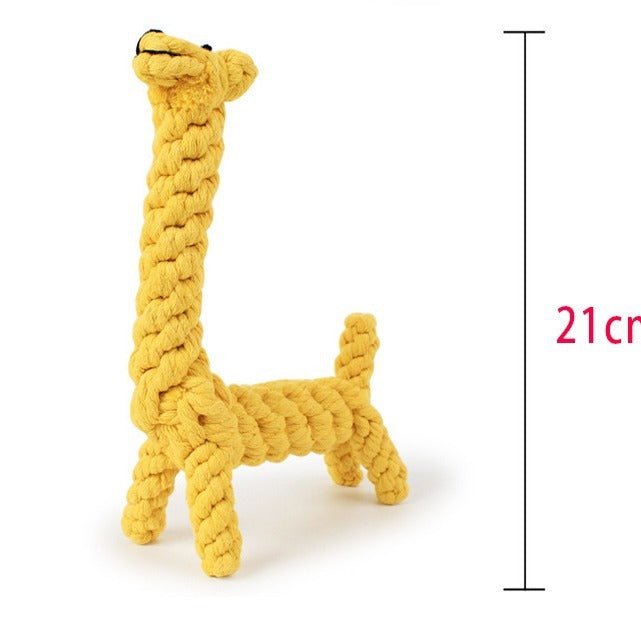 Durable Giraffe Shaped Dog Chew Toy for Dogs