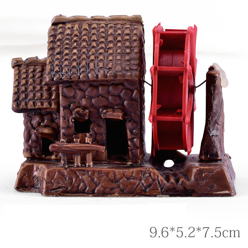 Porcelain Houses Ancient Aquarium Aquarium Landscape Decoration