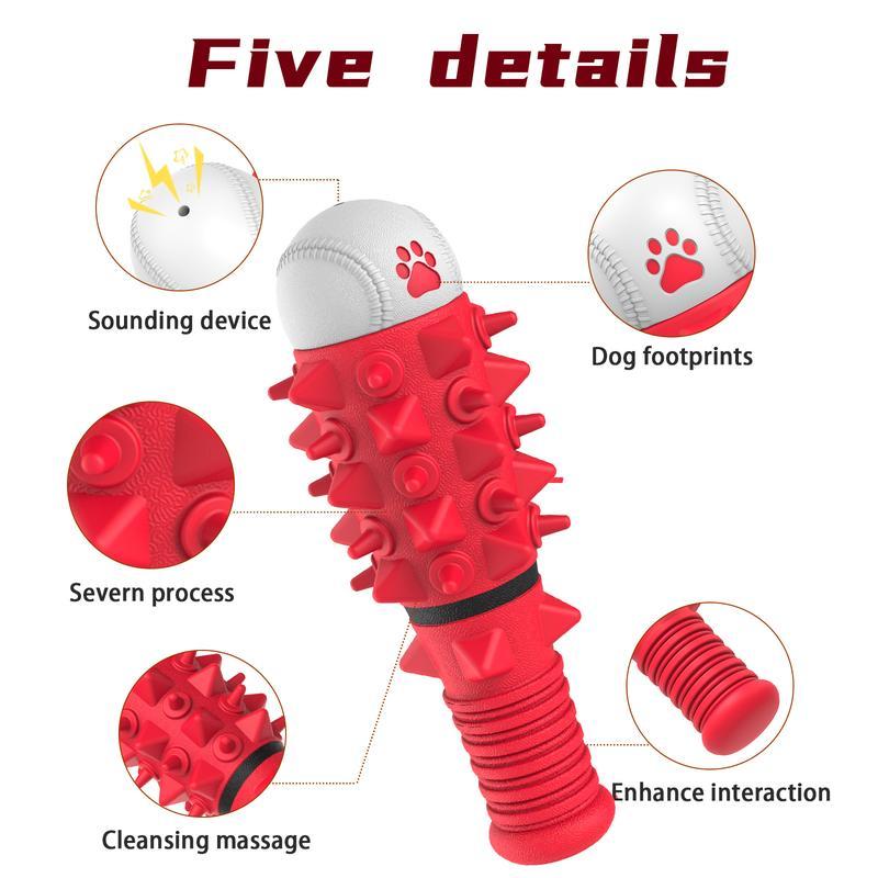 PROKE Interactive Squeaky Toys for Medium & Large Super Chewer Dogs