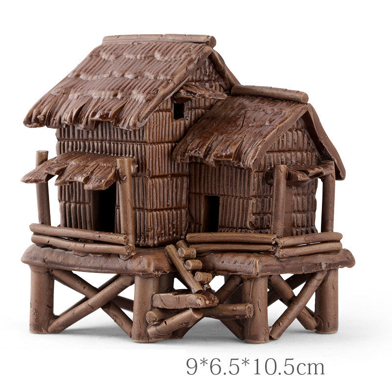 Porcelain Houses Ancient Aquarium Aquarium Landscape Decoration