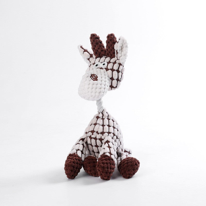 Soft Animal Shaped Interactive Dog Toys