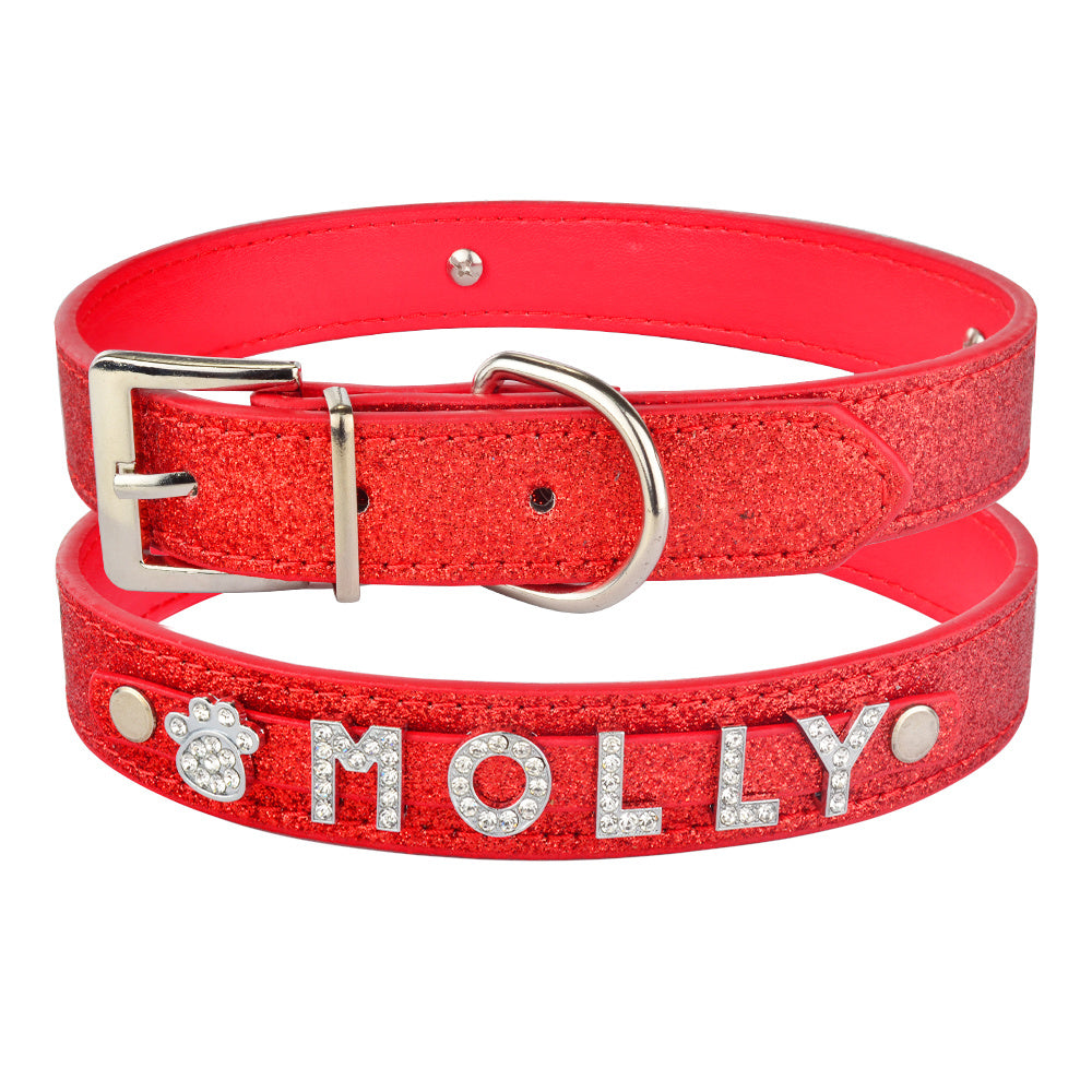 Personalized DIY Dog Name Collar Accessories
