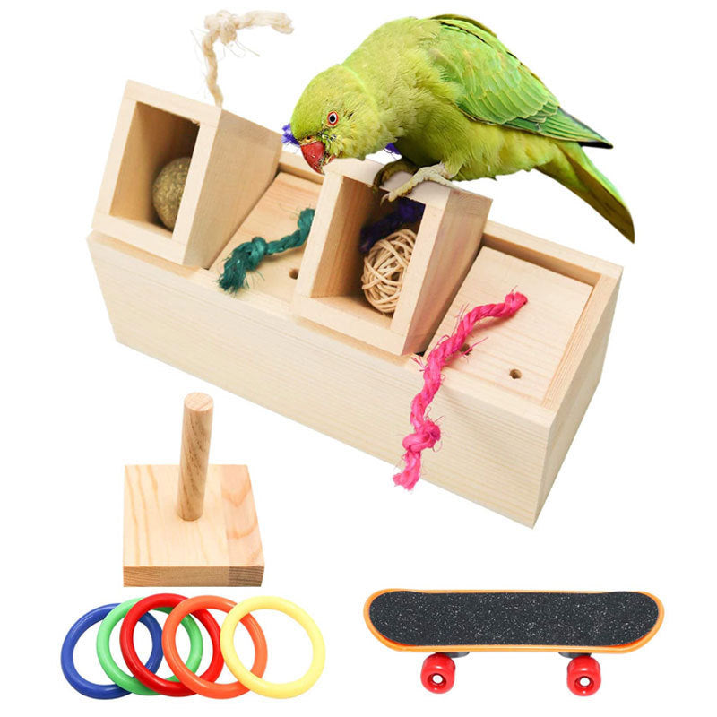 Parrot Mental Stimulation Puzzle and Toy Supplies