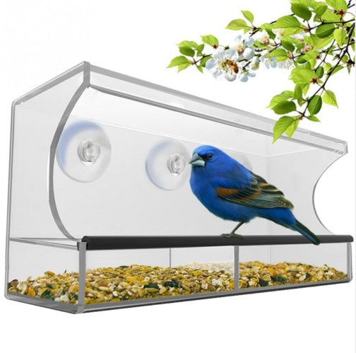 Clear Acrylic Pet Feeder