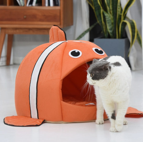 Fish Syle House For Cats