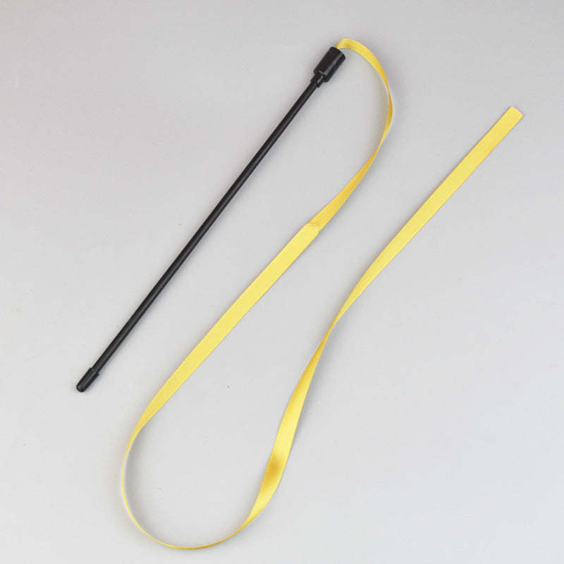 Colorful Interactive Wand Toy with String for Cats